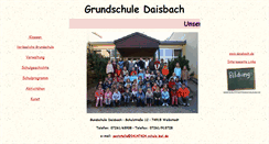 Desktop Screenshot of grundschule-daisbach.de